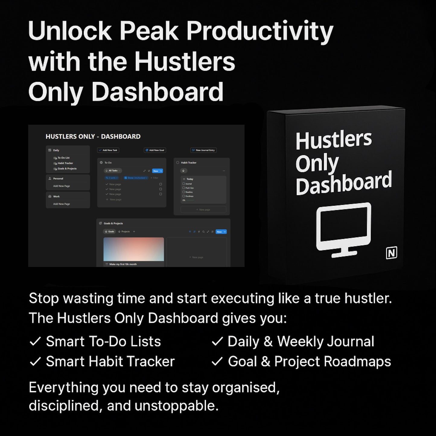 Hustlers Only Dashboard
